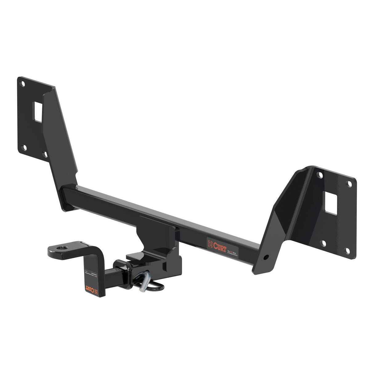Curt - Class 1 Hitch, 1-1/4" Ball Mount, Select Volkswagen Golf R (Concealed Main Body) - 115643