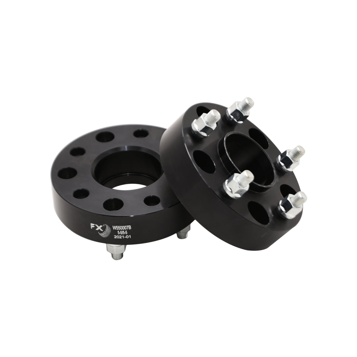 TrailFx - Hub Centric Wheel Spacer For Jeep- Black (W550007B)