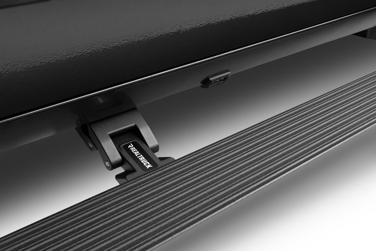 Go Rhino 20410287PC - E1 Electric Running Boards With Mounting Brackets - Textured Black