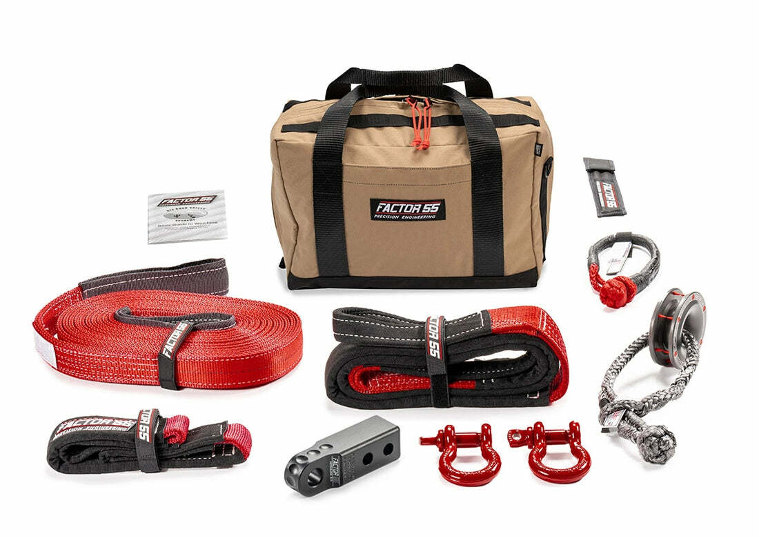 Factor55 - Vehicle Recovery Kit, Sawtooth – Medium - Black - 00475-04-MEDIUM