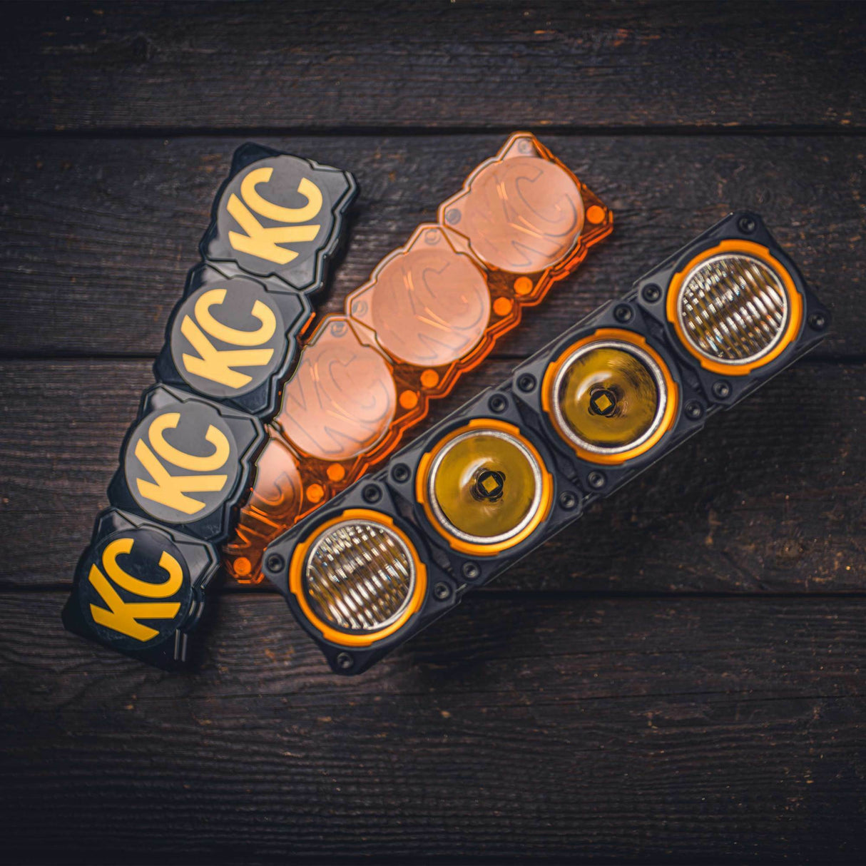KC HiLiTES 5333 KC Shield FLEX ERA LED Bar 10in Amber EA