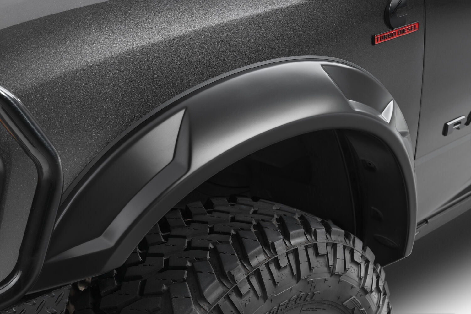 Husky Liners 2805938 DRT Matte Black Fender Flare Set 2019-23 Dodge Ram 2500/3500 HD