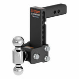 CURT 45962 StowPro USA-Made Ball Mount, 7" Drop, 2" Shank, Dual Ball