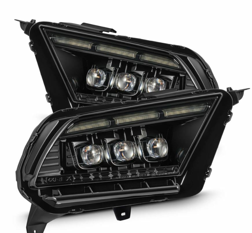 AlphaRex 880490 Projector Headlights Alpha Black