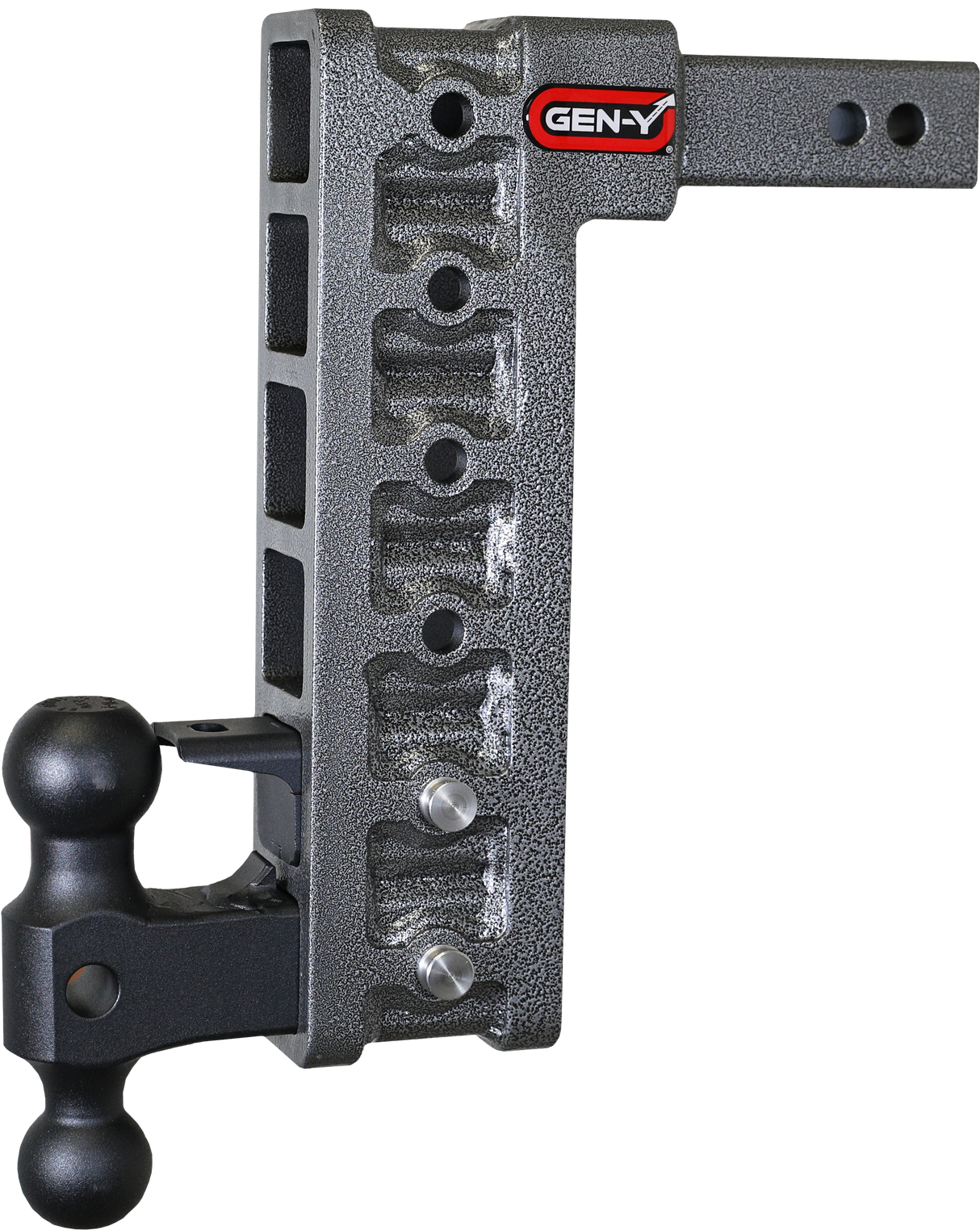 GEN-Y - Hitch GH-526 2" Shank 12.5" Drop 2K TW 16K Hitch & GH-051 Versa-Ball & GH-032 Pintle Lock - GH-526