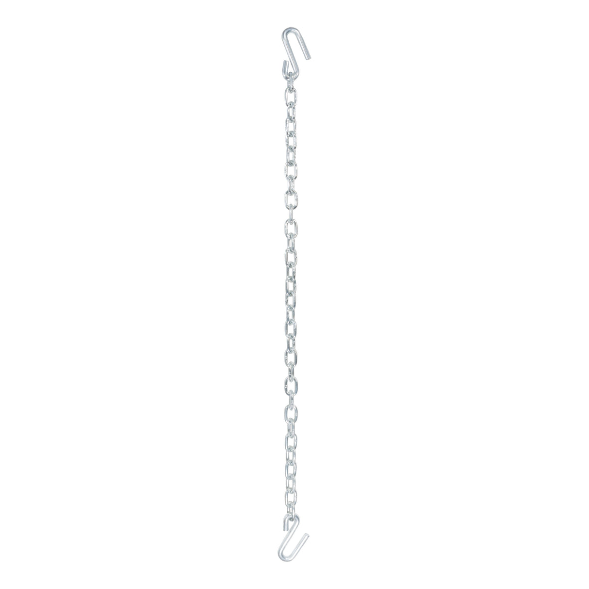 Curt - 48" Safety Chain with 2 S-Hooks (7,000 lbs, Clear Zinc) - 80301