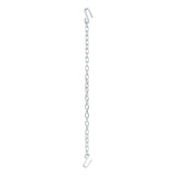 Curt - 48" Safety Chain with 2 S-Hooks (7,000 lbs, Clear Zinc) - 80301