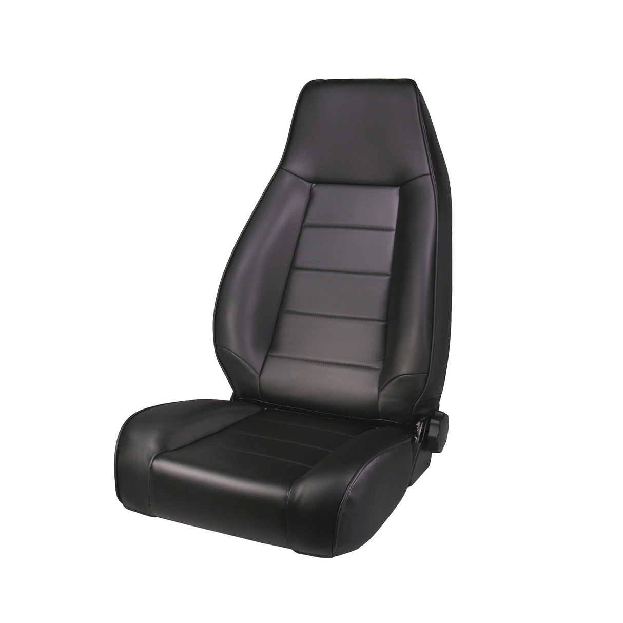 Rugged Ridge - High-Back Front Seat, Reclinable, Black Denim; 76-02 CJ/Wrangler YJ/TJ - 13402.15