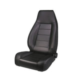 Rugged Ridge - High-Back Front Seat, Reclinable, Black Denim; 76-02 CJ/Wrangler YJ/TJ - 13402.15