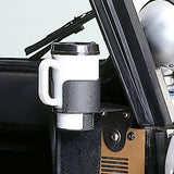 Rugged Ridge - Cup Holder Windshield Mount; 76-95 Jeep CJ/Wrangler YJ - 13306.01