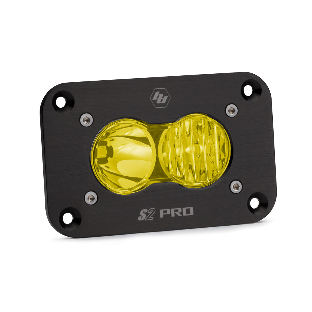 Baja Designs - 481013 - S2 Pro Black Flush Mount LED Auxiliary Light Pod