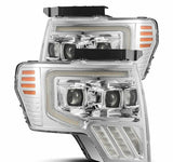 AlphaRex 880482 Projector Headlights Chrome