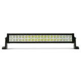 DV8 Offroad - Dual Row LED Light Bar With Chrome Bezel - B20CE120W3W