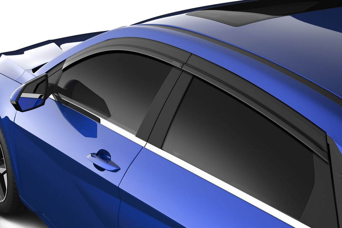 Husky Liners 2854118 Low Profile Ventvisor Deflector; Smoke; Outside Mount; 4 pc.