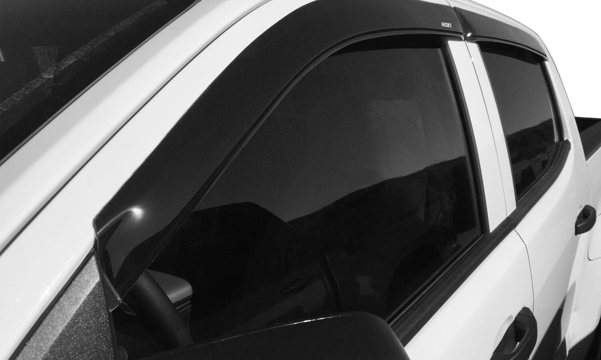 Husky Liners 2854096 Low Profile Ventvisor Deflector; Smoke; Outside Mount; 4 pc.