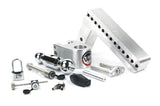 180 Hitch Chrome Ball 10" Drop Hitch with 2.5" Shank Keyed Alike WS05, WS11, WS12 Included - CTB10-2.5-SET