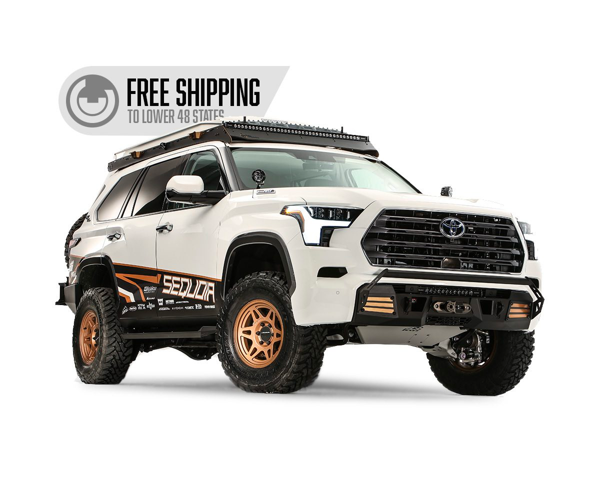Prinsu - 3rd Gen Toyota Sequoia Roof Rack / cut out - 400-000-030-004