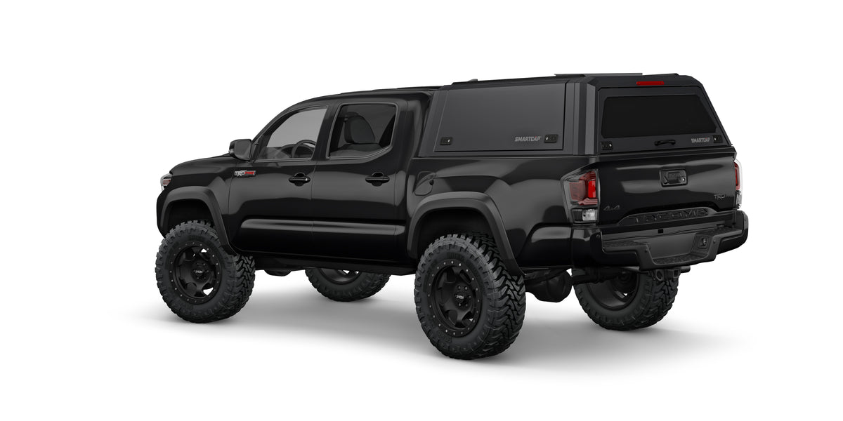 RSI SmartCap - Tacoma Truck Bed Cap SmartCapEVOa Adventure Matte Black For 16-23 Toyota Tacoma 5 Foot Short Bed SmartCap - EA1302-MB