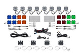 Diode Dynamics - Stage Series SXS Rock Light Installer Kit, White Diffused M8 (8-pack) - DD7752