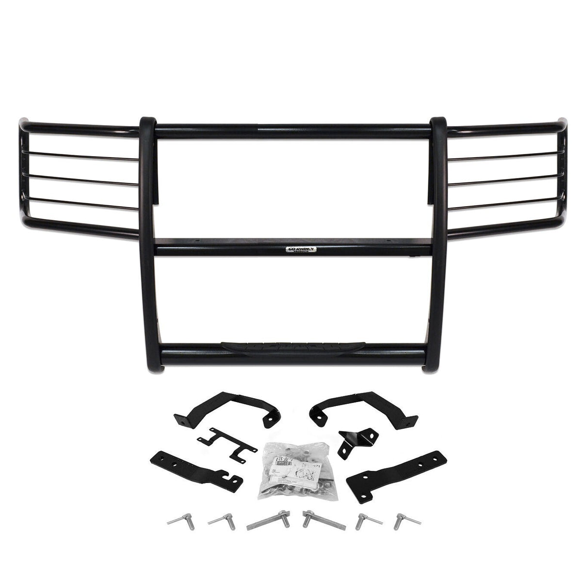 Go Rhino 3373MB - 3000 Series StepGuard with Brush Guards - Black Powder Coat