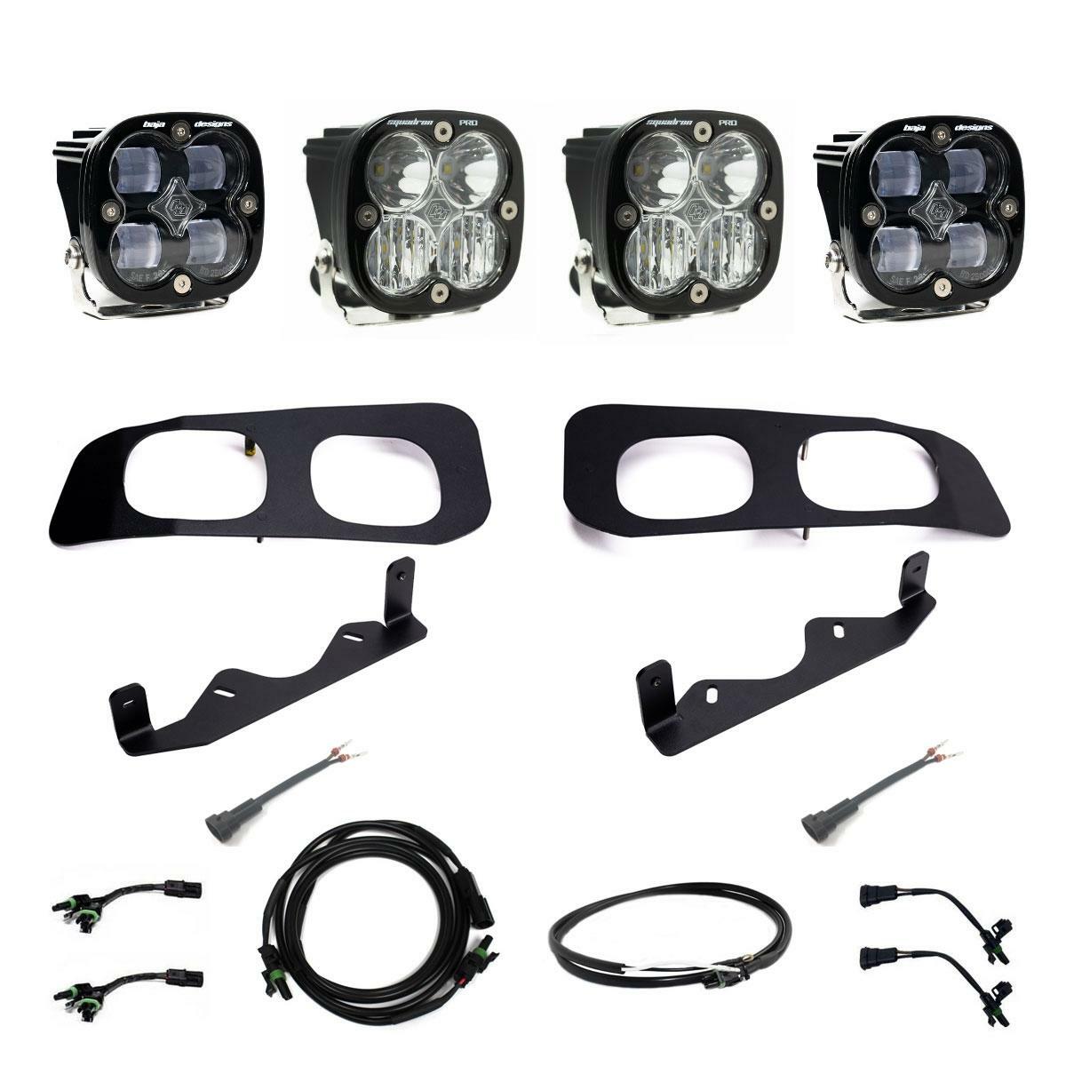 Baja Designs 448227UP Squadron SAE/Squadron Pro Dual Fog Pocket Light Kit