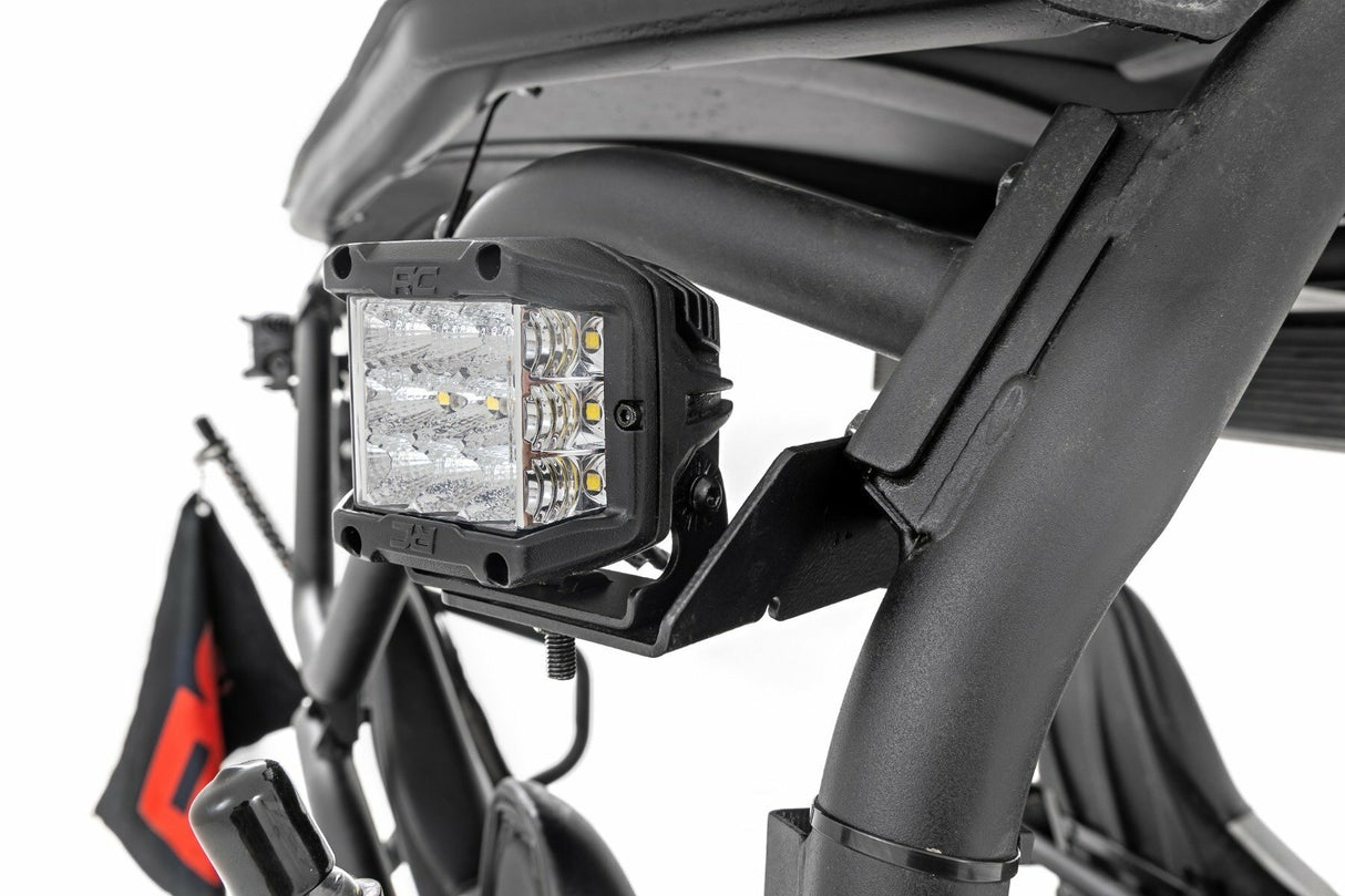 LED Light Kit - Rear Mount - 2(in.) Black Pair - Flood - Kawasaki Teryx 800/Teryx4 800