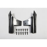 Rugged Ridge - Rugged Ridge 11209.03 Windshield Hinge Kit, Black; 07-18 Jeep Wrangler JK - 11209.03