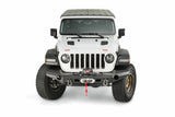 Warn - 101335 Grille Guard Mount Mounts 2 Lights Powder Coated Black; Without Lights