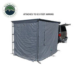 Overland Vehicle Systems - HD Nomadic 2.0 Awning Room Enclosure, Grey Body, Green Trim (4 Walls and Floor) - 18089920