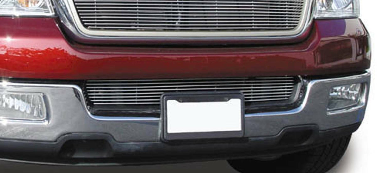 T-Rex Grilles - 1 Pc Horizontal Aluminum Billet Bumper Grille Overlay - 25552