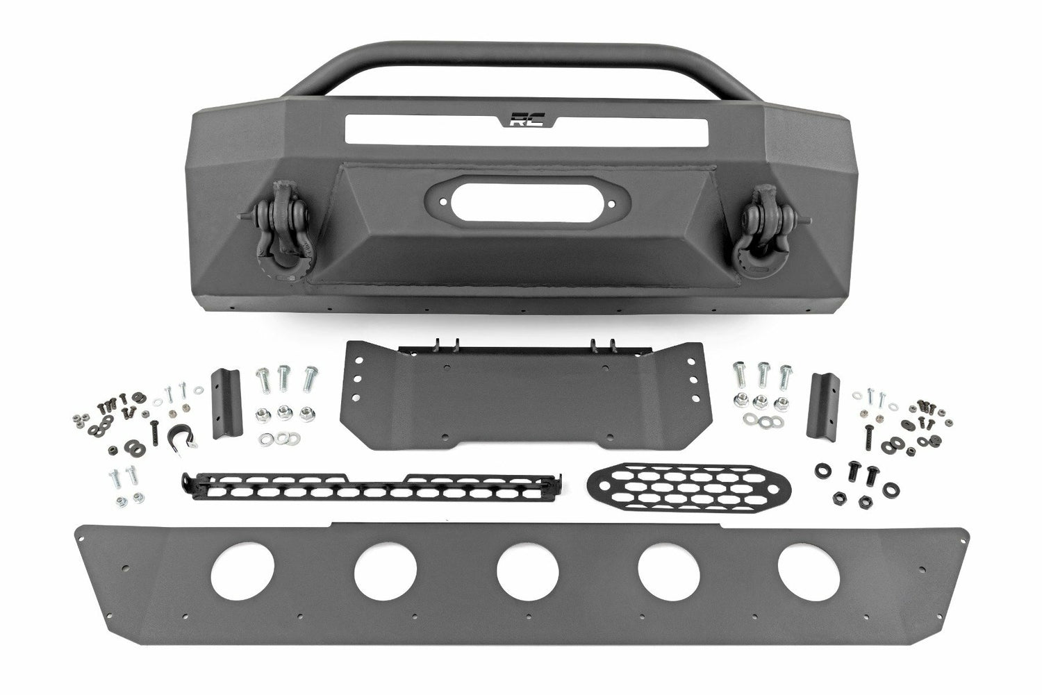 Rough Country - Front Bumper - Hybrid - Toyota 4Runner 2WD 4WD (2014-2023) - 10743A