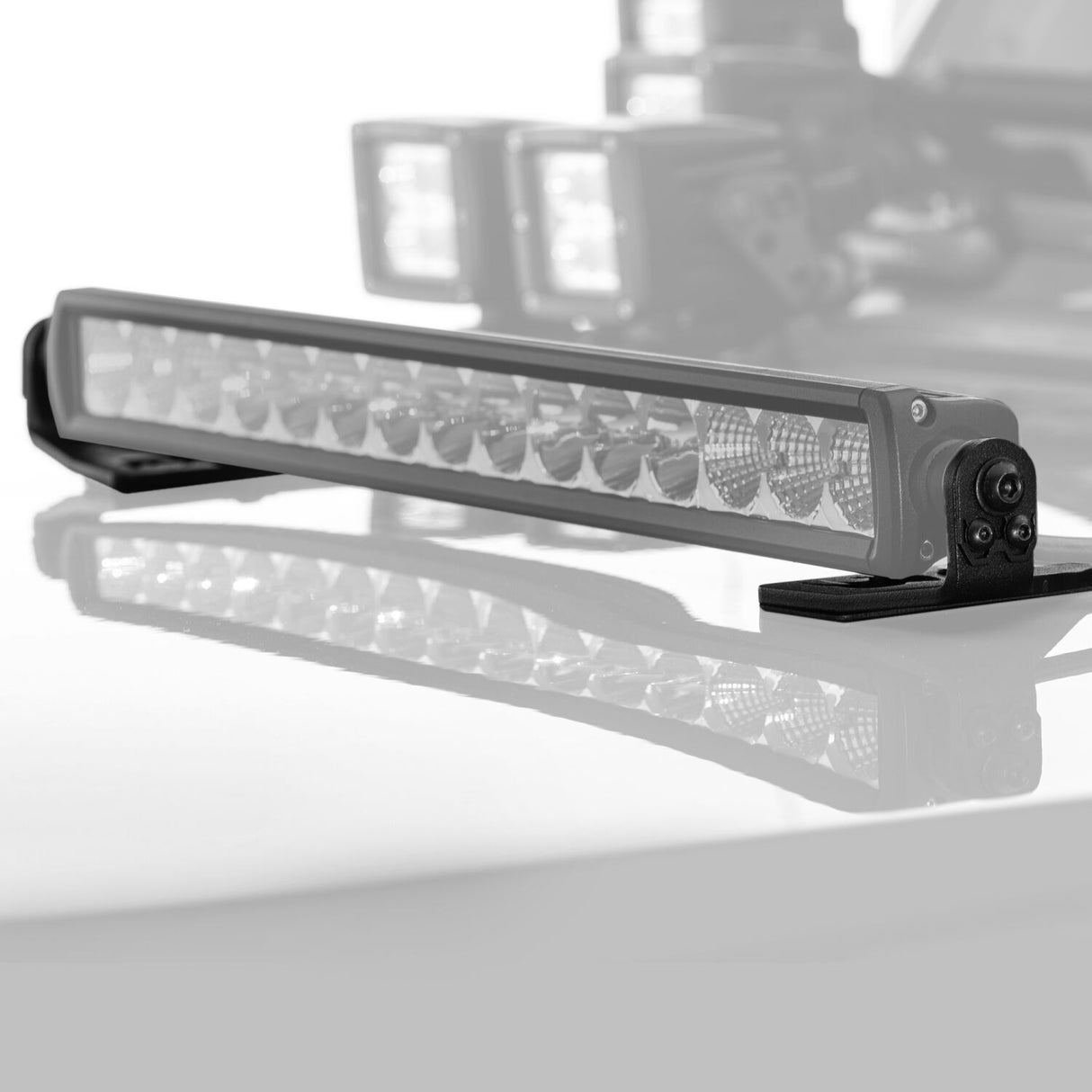 Go Rhino 732210T - XE Center Hood Light Mount - Textured Black