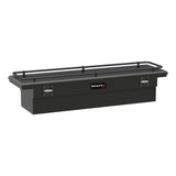 TrailFx - 72 Inch Aluminum Trail Lock® Crossover Toolbox with Rail- Matte Black (120723C)