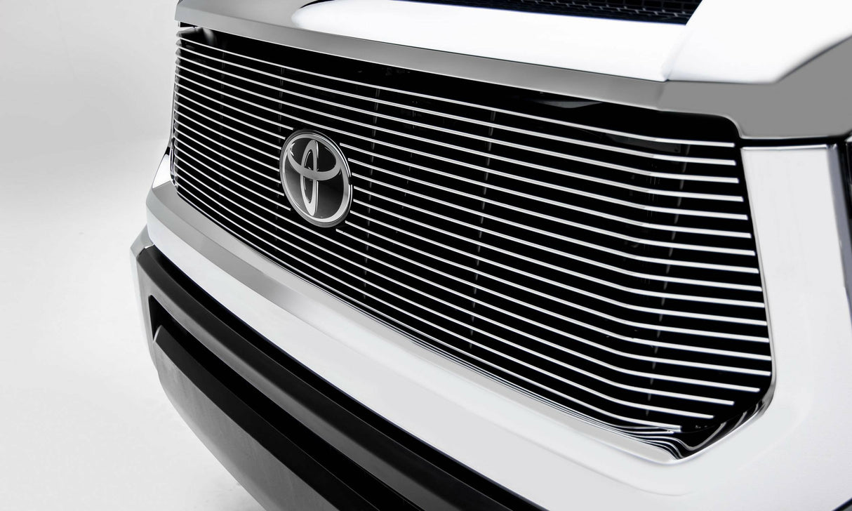 1 Pc Horizontal Aluminum Billet Grille Replacement - Only fit vehicles with TSS -Toyota Safety Sense technology