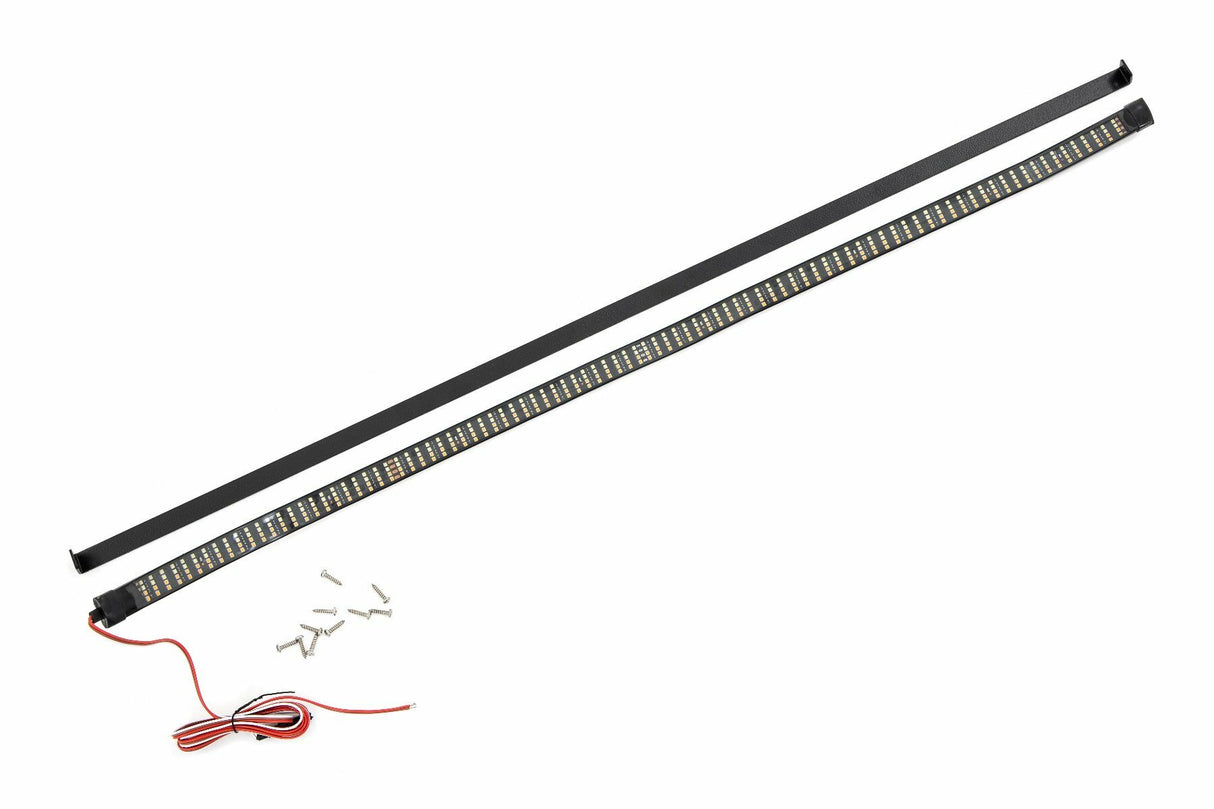 Rough Country - LED Light Kit - Hood Bulge - 40" White Amber Strip - Toyota Tundra (14-21) - 70847