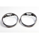 Rugged Ridge - Headlight Bezels, Chrome; 07-16 Jeep Wrangler JK - 13311.20