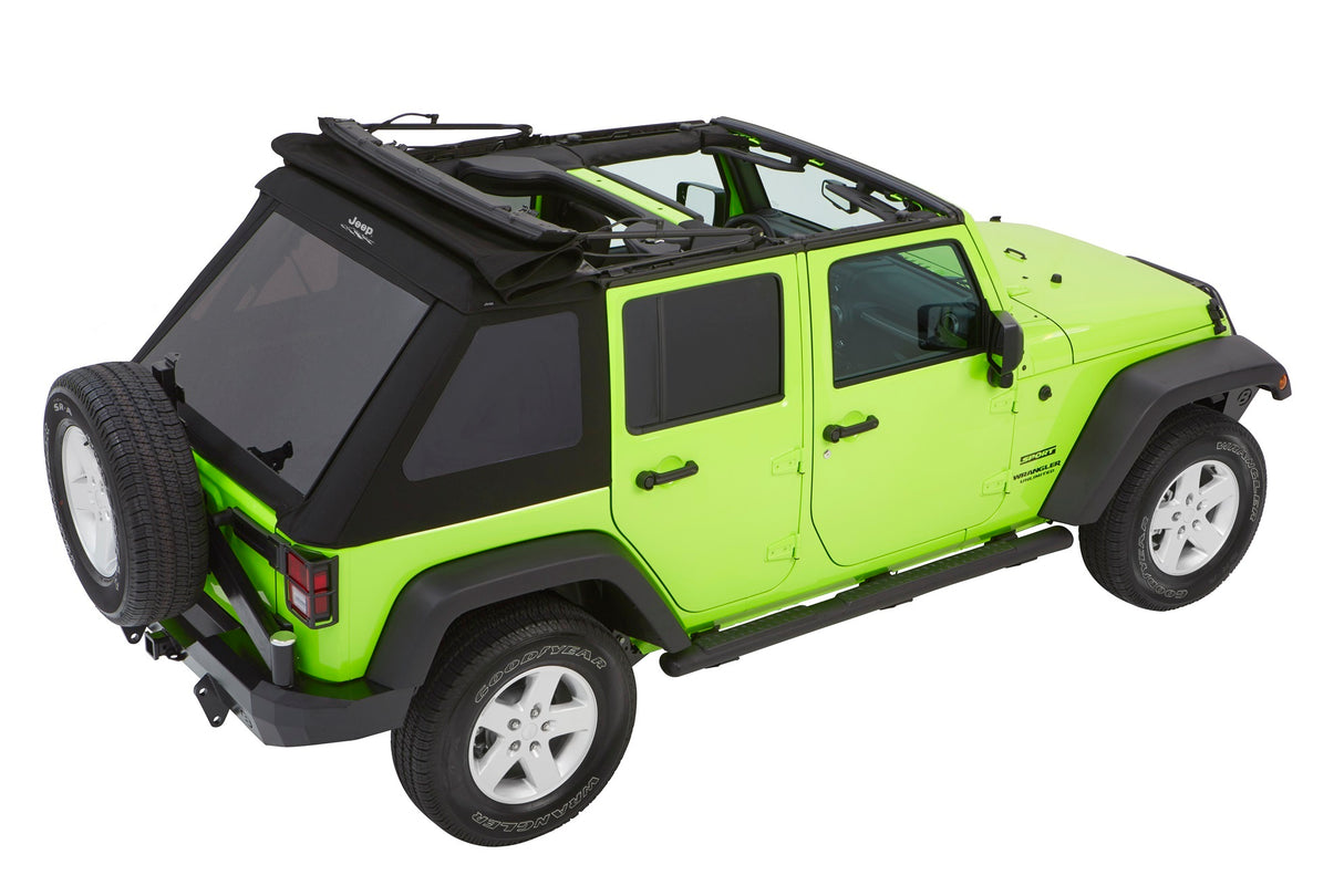 Bestop - 54423-17 - JEEP(R) Trektop(R) Glide(TM) Slantback Soft Top
