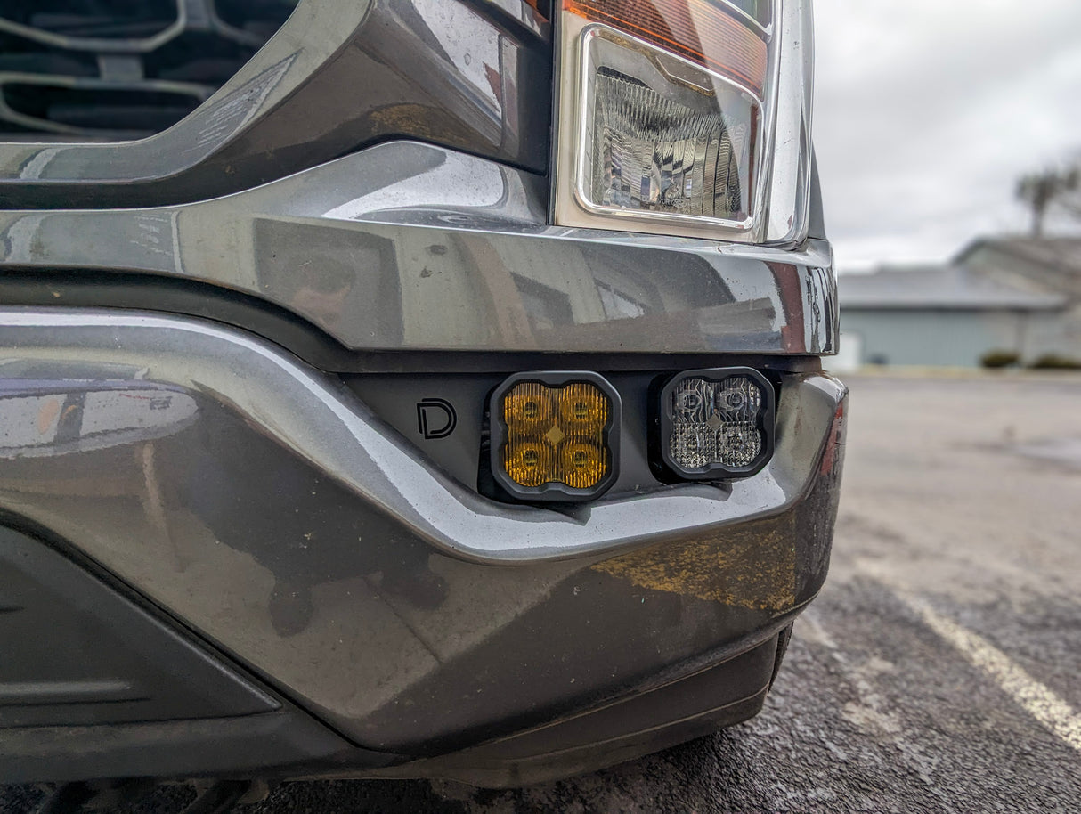 Diode Dynamics - SS3 LED Fog Pocket Kit for 2021-2022 Ford F-150, Yellow Pro - DD7313