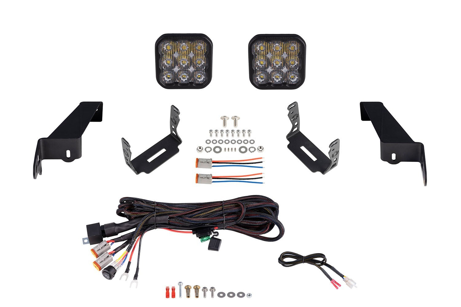 Diode Dynamics - Jeep JL SS5 CrossLink Bumper Lightbar Kit  Pro Driving - DD7281