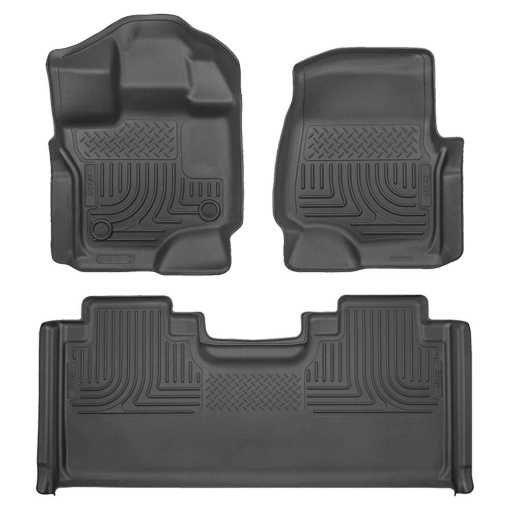 Husky Liners 94051 Weatherbeater - Front & 2nd Seat Floor Liners