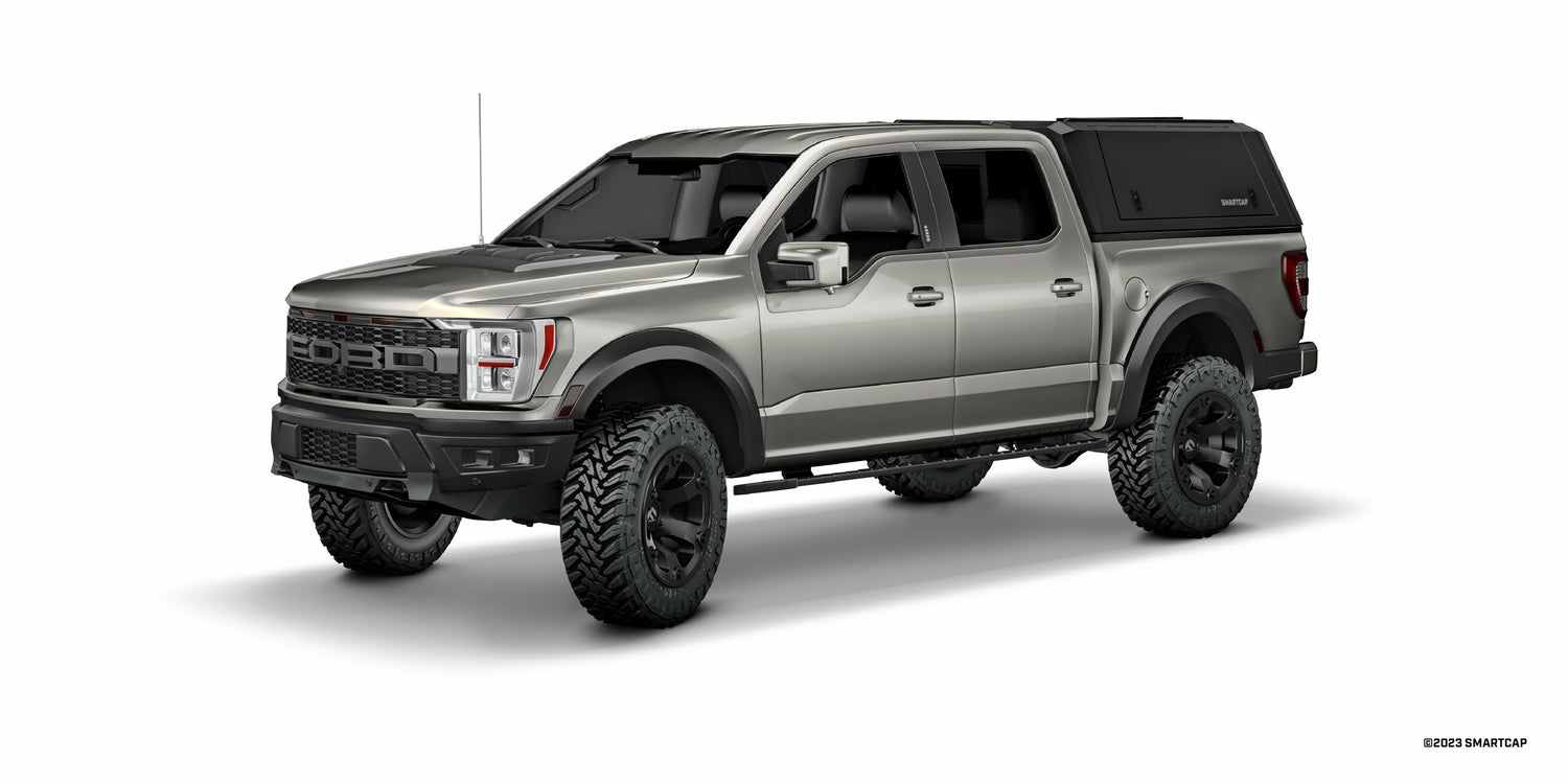RSI SmartCap - F-150 Truck Bed Cap SmartCap EVOa Adventure Matte Black For 21-23 Ford F-150 5.5 Foot Short Bed SmartCap - EA0306-MB