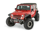 Warn - ELITE STUBBY FRONT BUMPER JEEP JK WITH GRILLE GUARD - 101450