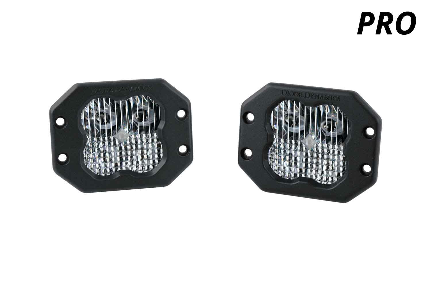 Diode Dynamics - SS3 Pro RBL White Flood Flush (pair) - DD6933P