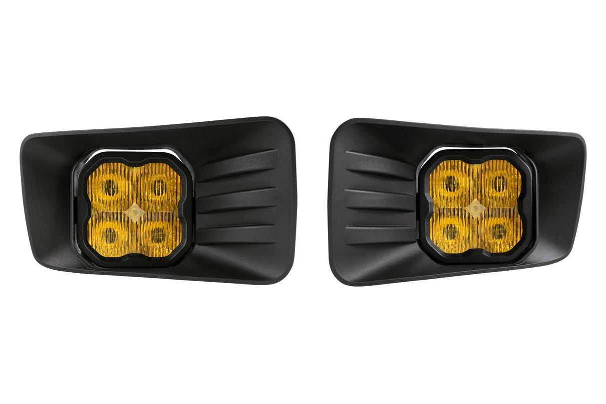 Diode Dynamics - SS3 Type CH LED Fog Light Kit Sport ABL Yellow SAE Fog - DD7303