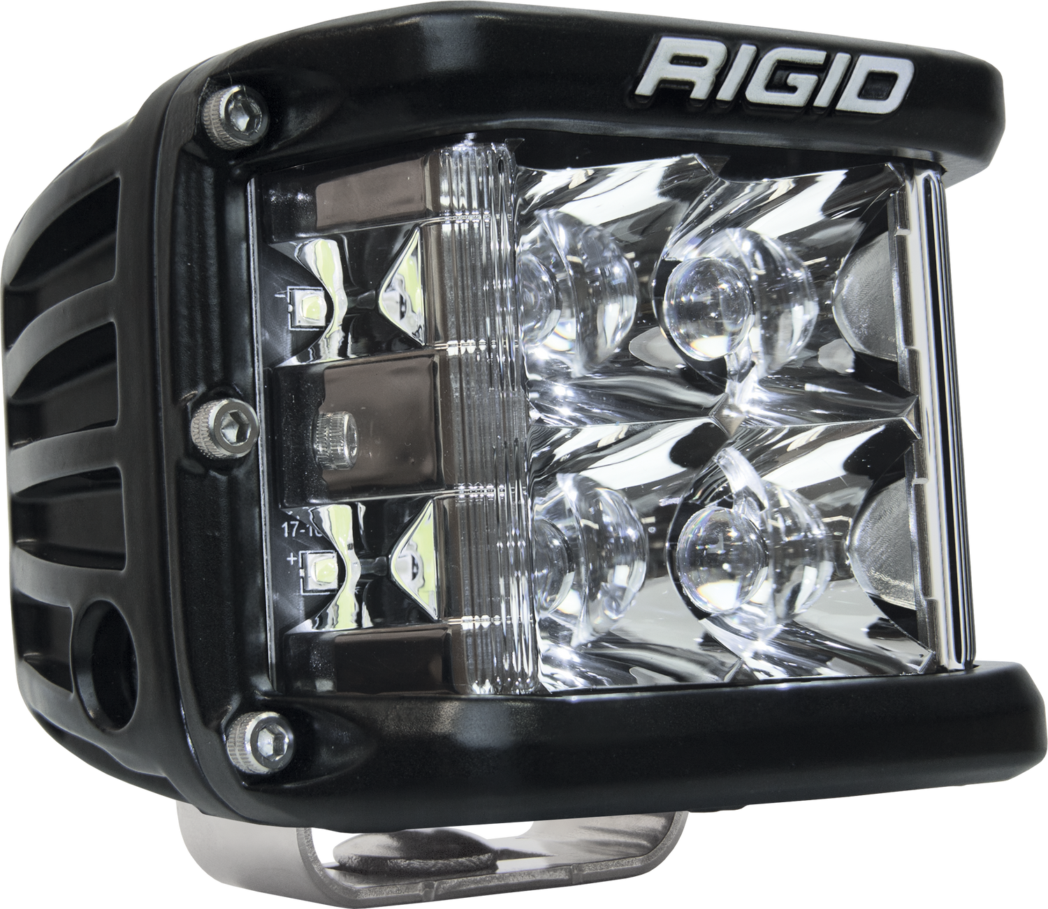 RIGID D-SS PRO Side Shooter, Spot Optic, Surface Mount, Black Housing, Single