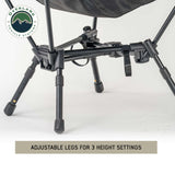 Overland Vehicle Systems - Compact Camping Chair with Collapsible Aluminum Frame - 30100040