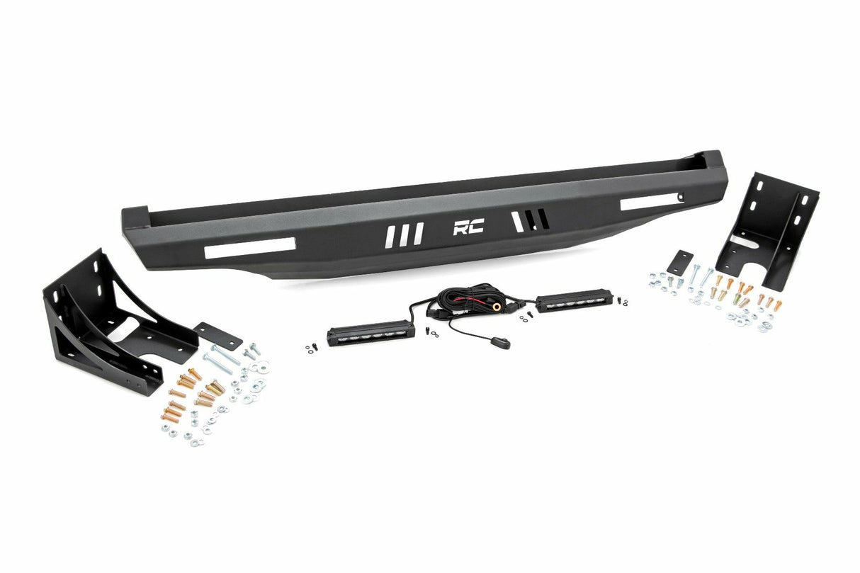 Rough Country - Bumper - Rear - 6" Black Slimline LED Pair - Multiple Makes & Models (Can-Am Polaris) - 93059