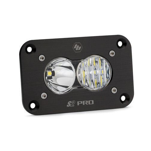 Baja Designs - 481011 - S2 Pro Black Flush Mount LED Auxiliary Light Pod