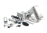 180 Hitch Chrome Ball 4" Drop Hitch with 2.5" Shank- Keyed Alike WS05, WS11, WS12 Included - CTB4-2.5-SET
