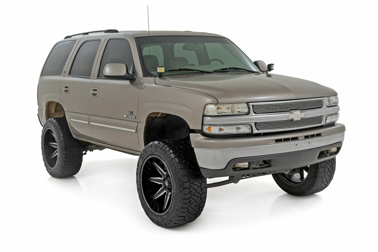 LED Light Kit - Ditch Mount - 2(in.) Black Pair - White DRL - Chevy Silverado 1500 (99-06)